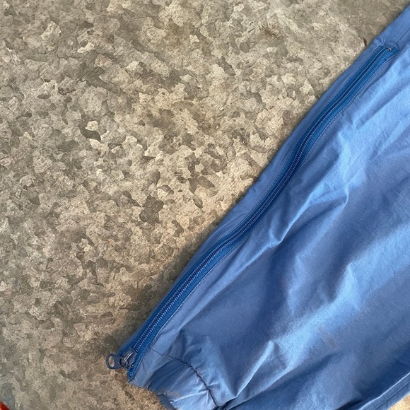 Vintage Izod Lacoste Windbreaker Jogger Pants Mens XL Blue Baggy 90s MC Hammer - Picture 2 of 16